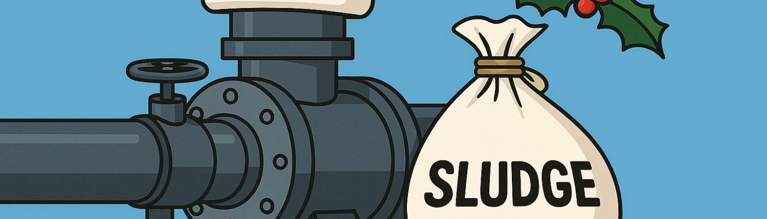 Christmas sludge bag